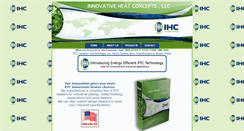 Desktop Screenshot of innovativeheatconcepts.com